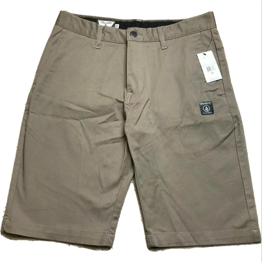 Volcom VMONTY Stretch Shorts AO9117V3 Khaki